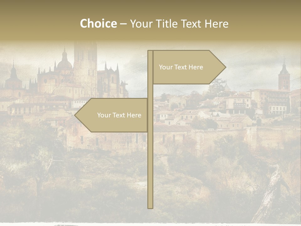 Artistic Medieval Summer PowerPoint Template