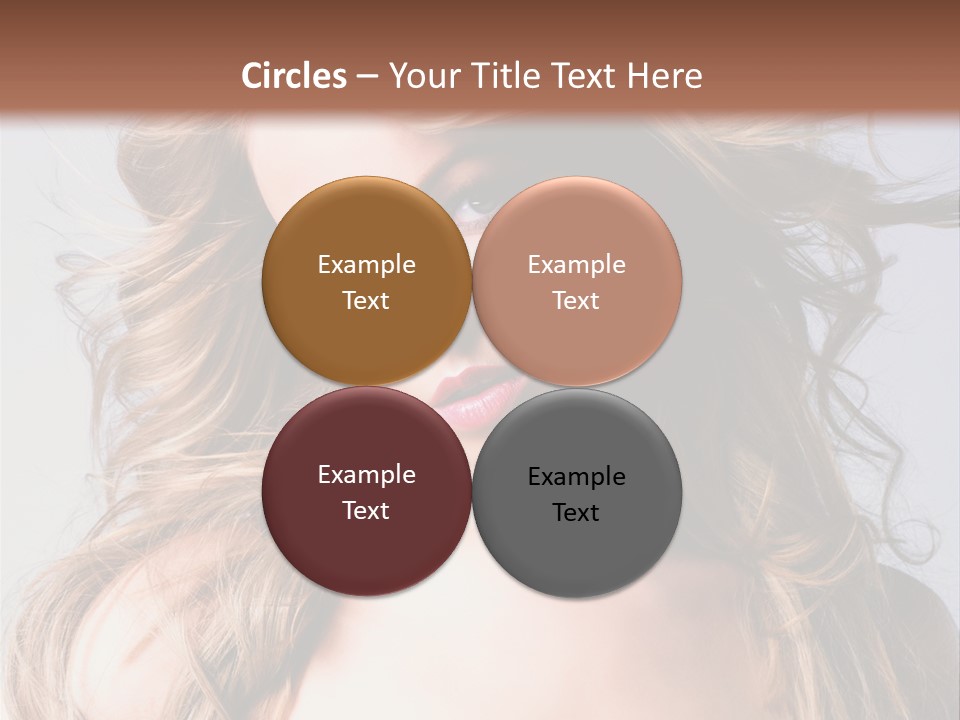 Lady People Blond PowerPoint Template