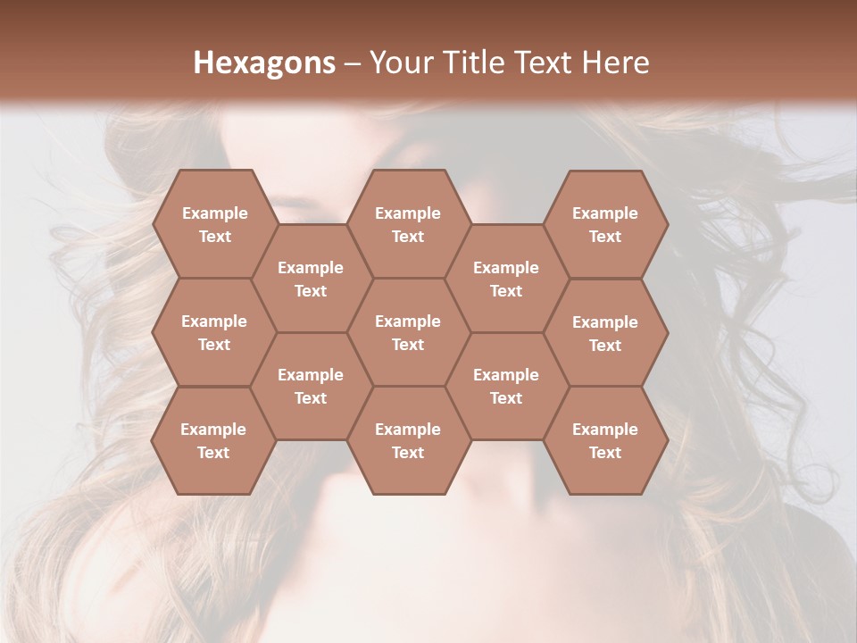 Lady People Blond PowerPoint Template