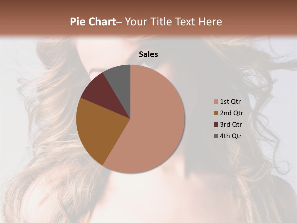 Lady People Blond PowerPoint Template