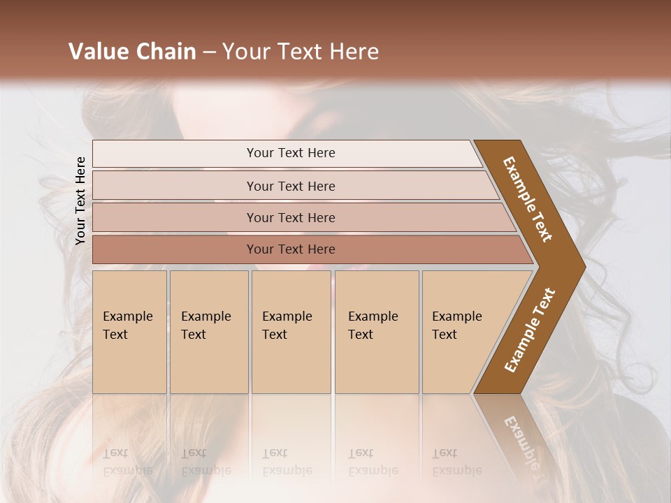 Lady People Blond PowerPoint Template