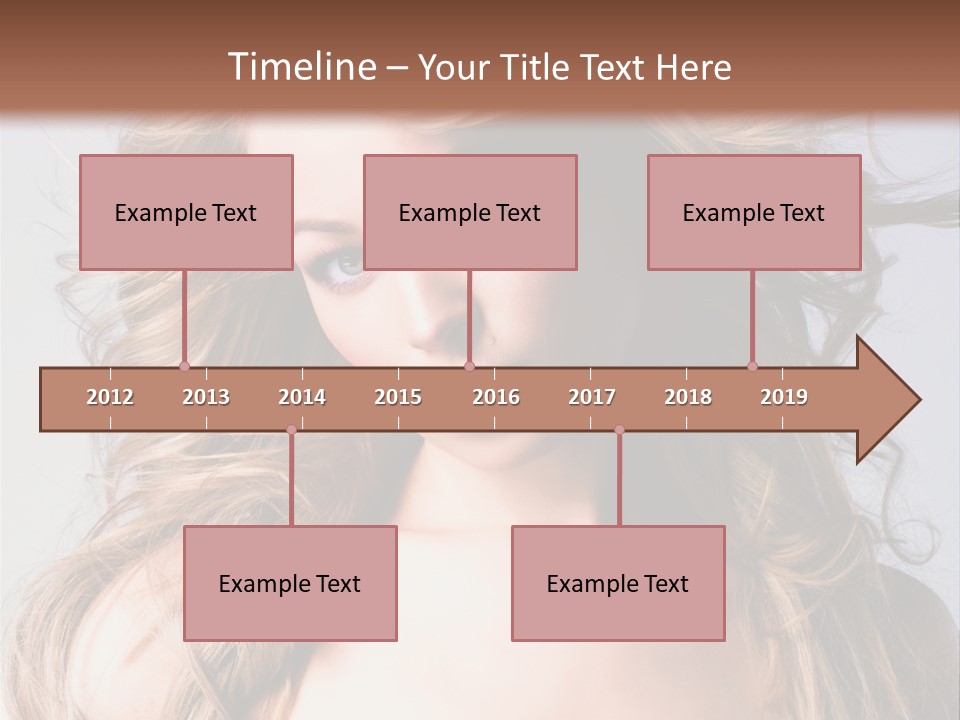 Lady People Blond PowerPoint Template