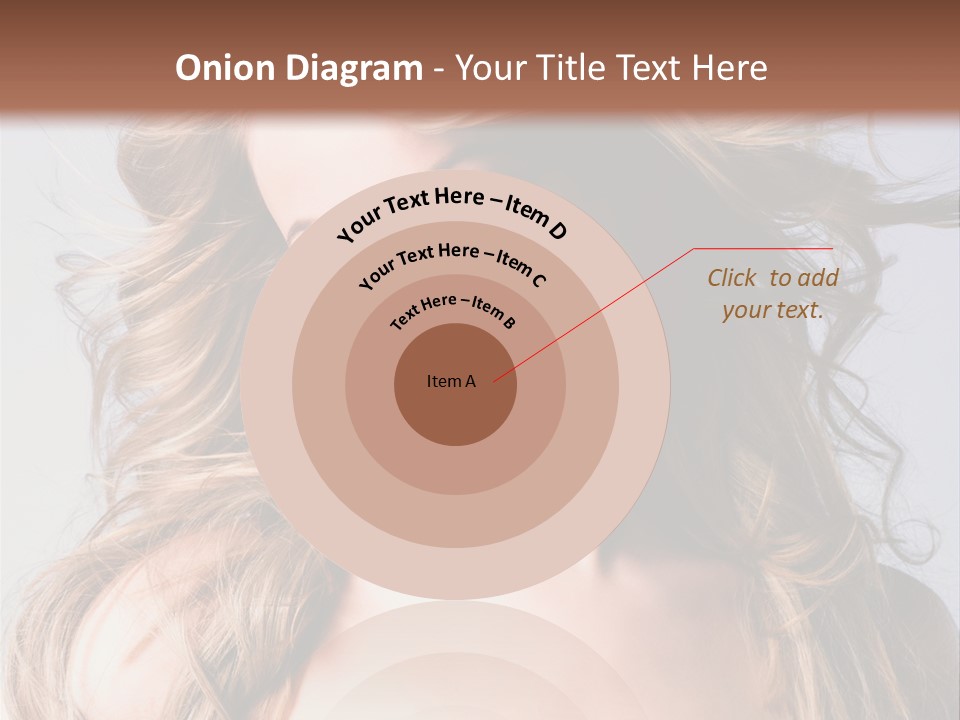 Lady People Blond PowerPoint Template