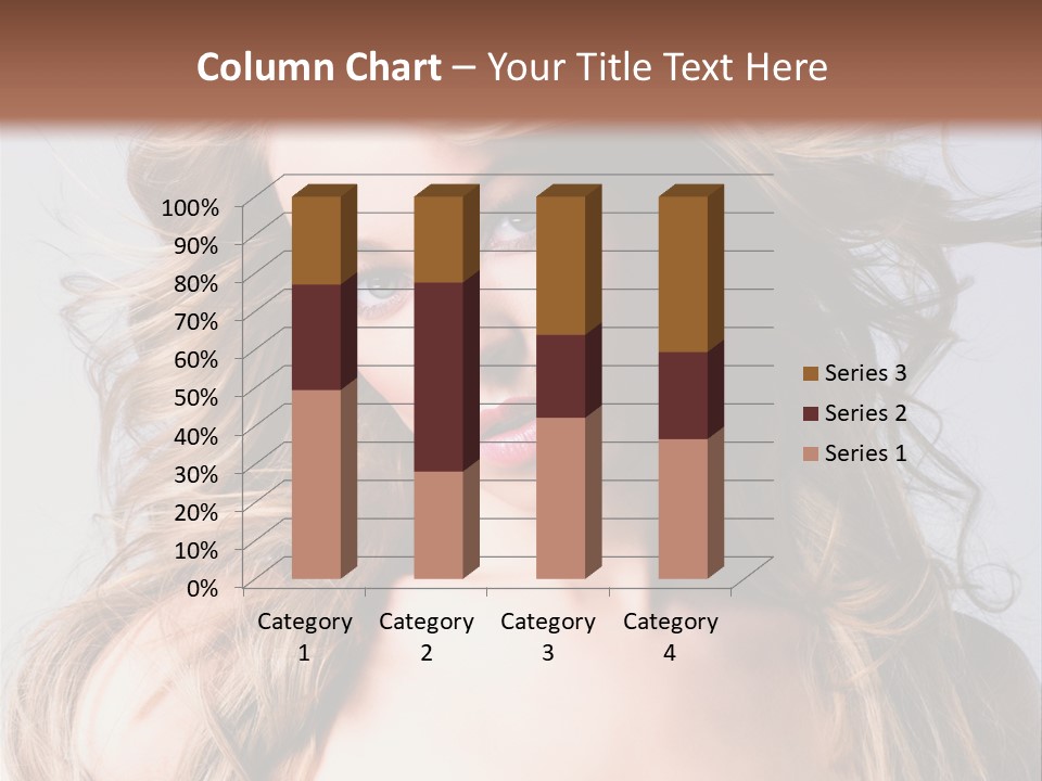 Lady People Blond PowerPoint Template