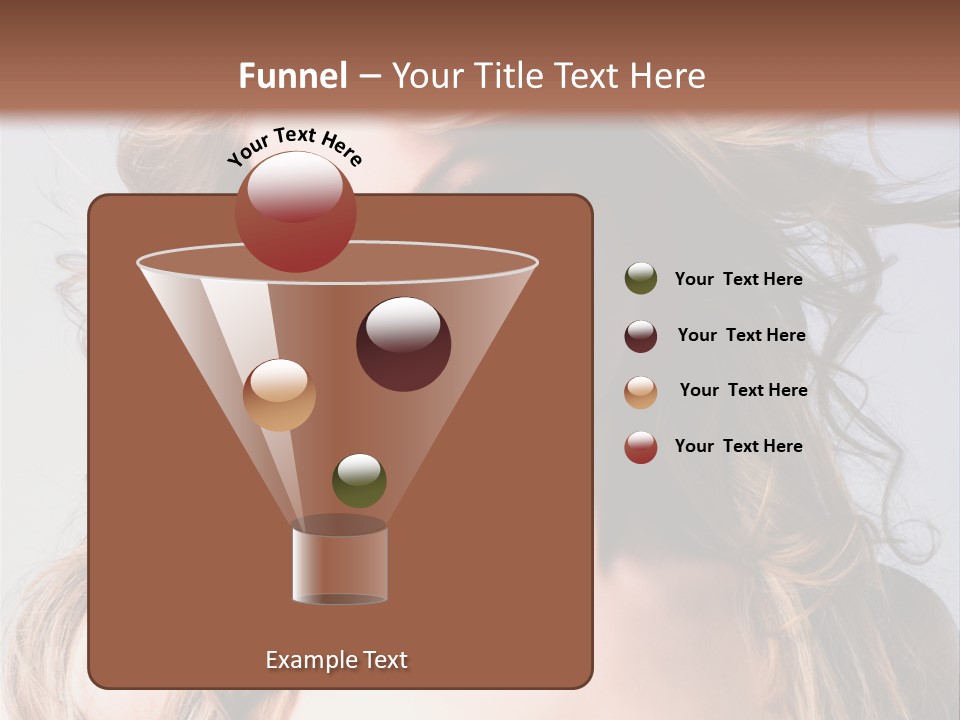 Lady People Blond PowerPoint Template