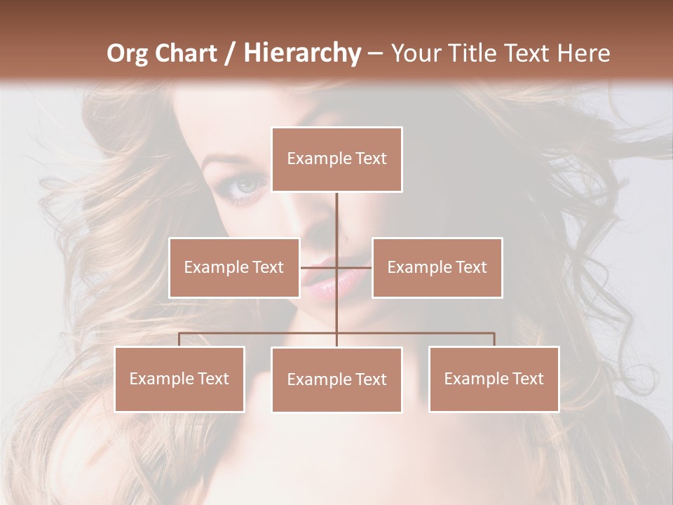 Lady People Blond PowerPoint Template