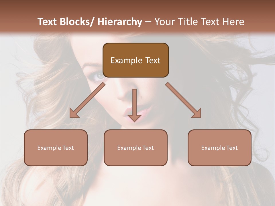 Lady People Blond PowerPoint Template