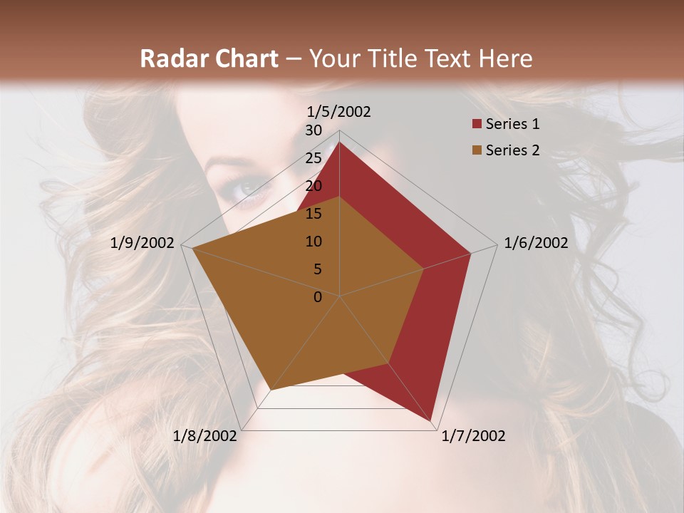 Lady People Blond PowerPoint Template