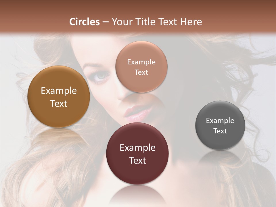 Lady People Blond PowerPoint Template