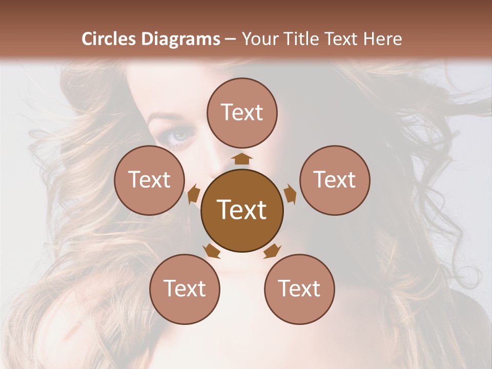 Lady People Blond PowerPoint Template