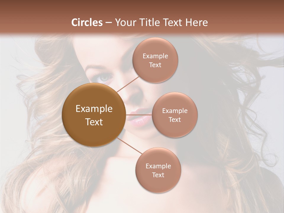 Lady People Blond PowerPoint Template