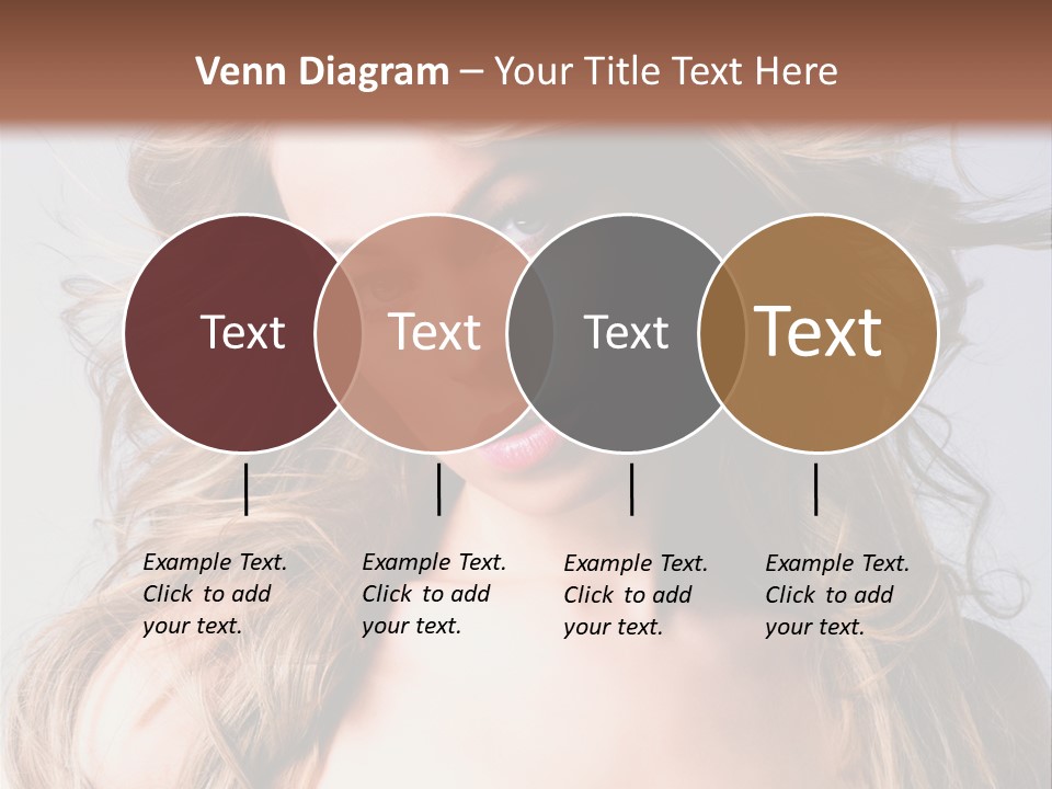 Lady People Blond PowerPoint Template