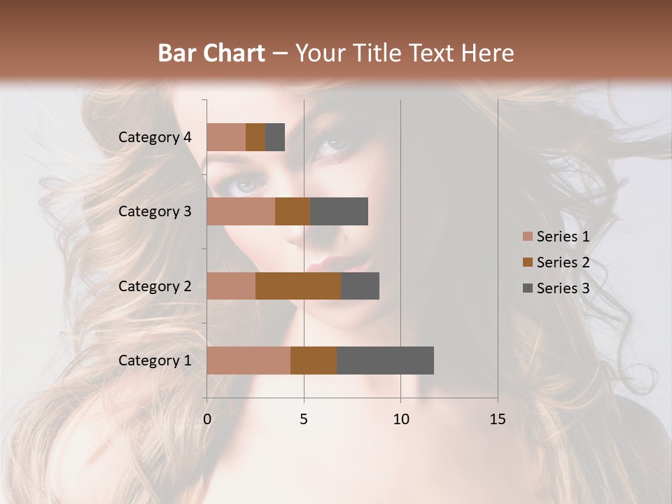 Lady People Blond PowerPoint Template