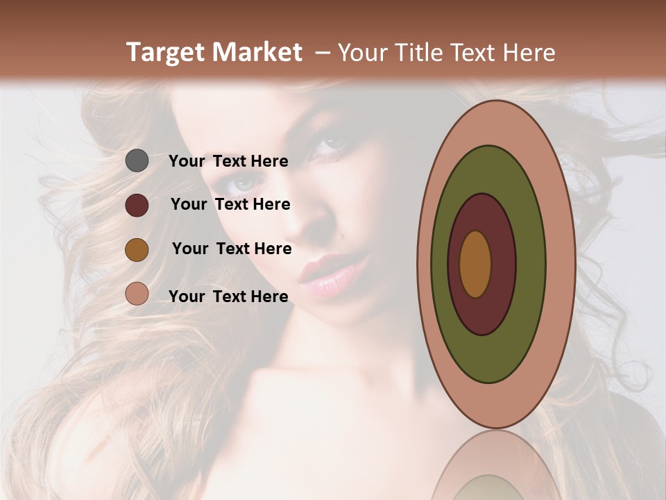 Lady People Blond PowerPoint Template