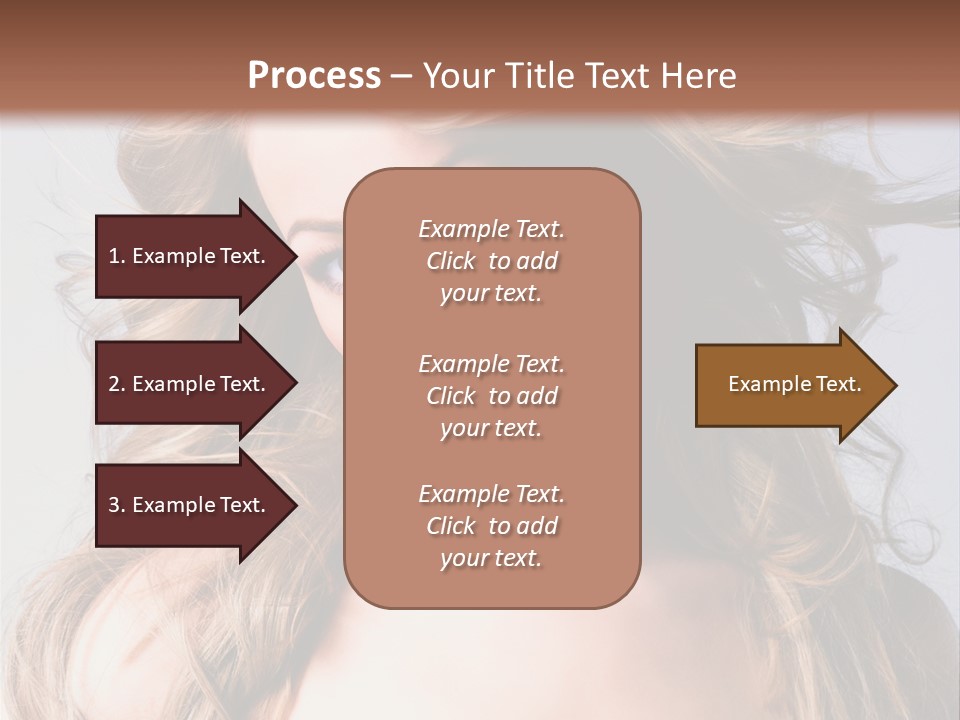 Lady People Blond PowerPoint Template