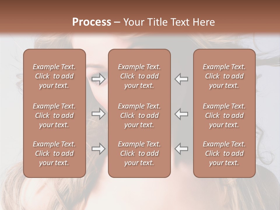 Lady People Blond PowerPoint Template