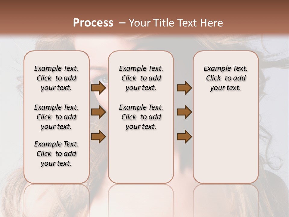 Lady People Blond PowerPoint Template