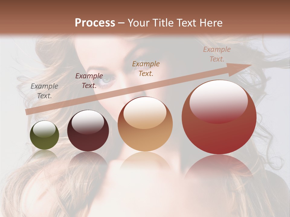 Lady People Blond PowerPoint Template