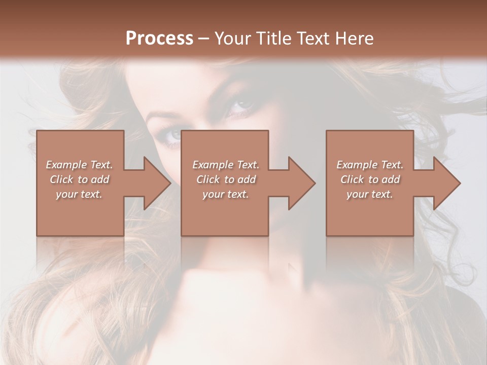 Lady People Blond PowerPoint Template