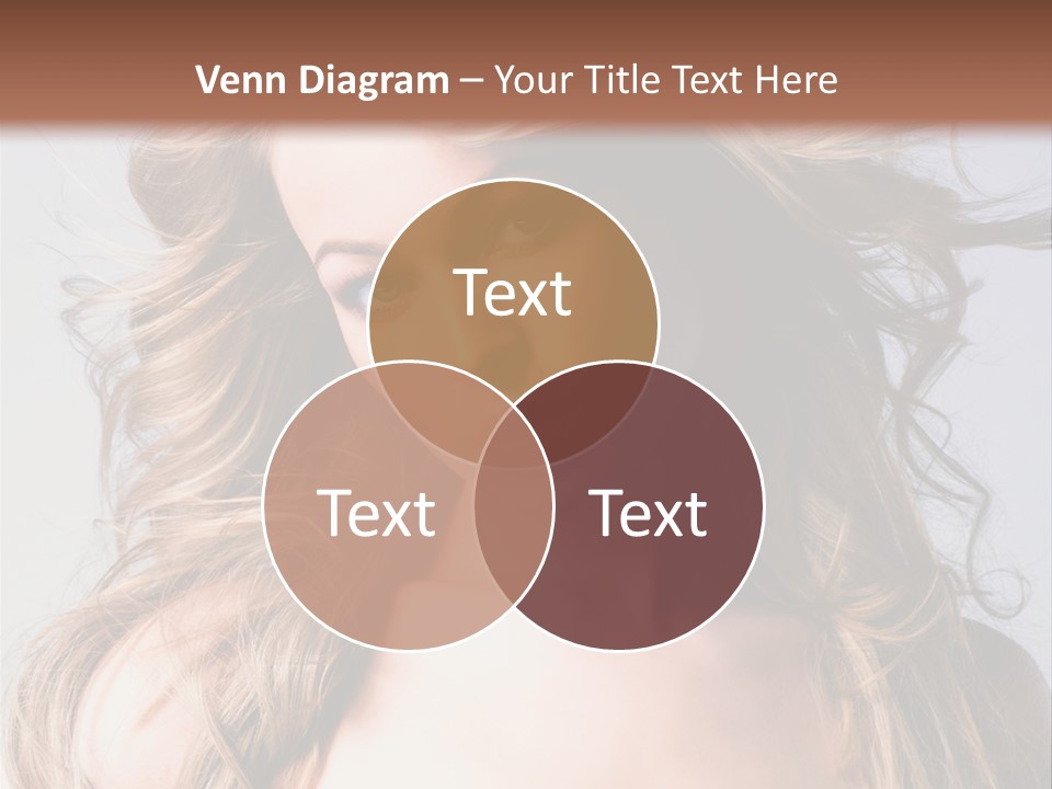 Lady People Blond PowerPoint Template