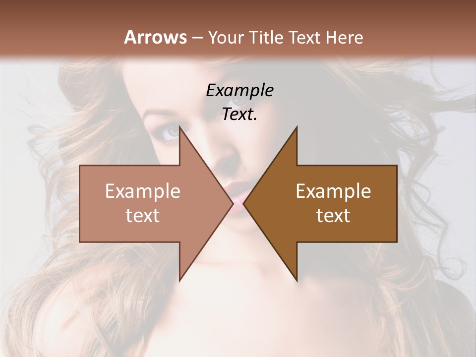 Lady People Blond PowerPoint Template