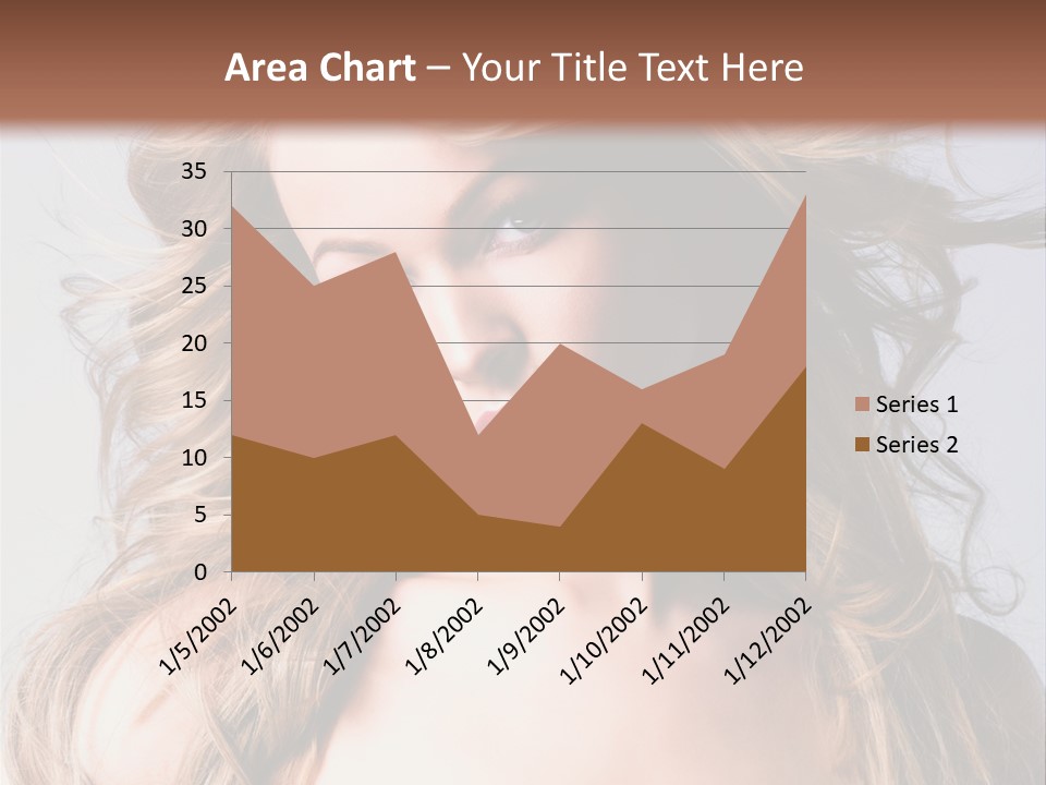 Lady People Blond PowerPoint Template