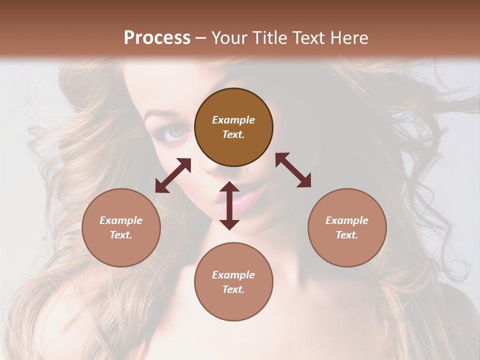 Lady People Blond PowerPoint Template