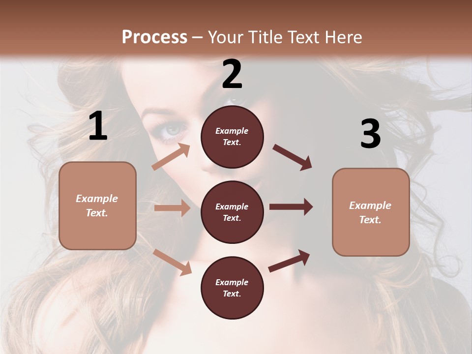 Lady People Blond PowerPoint Template