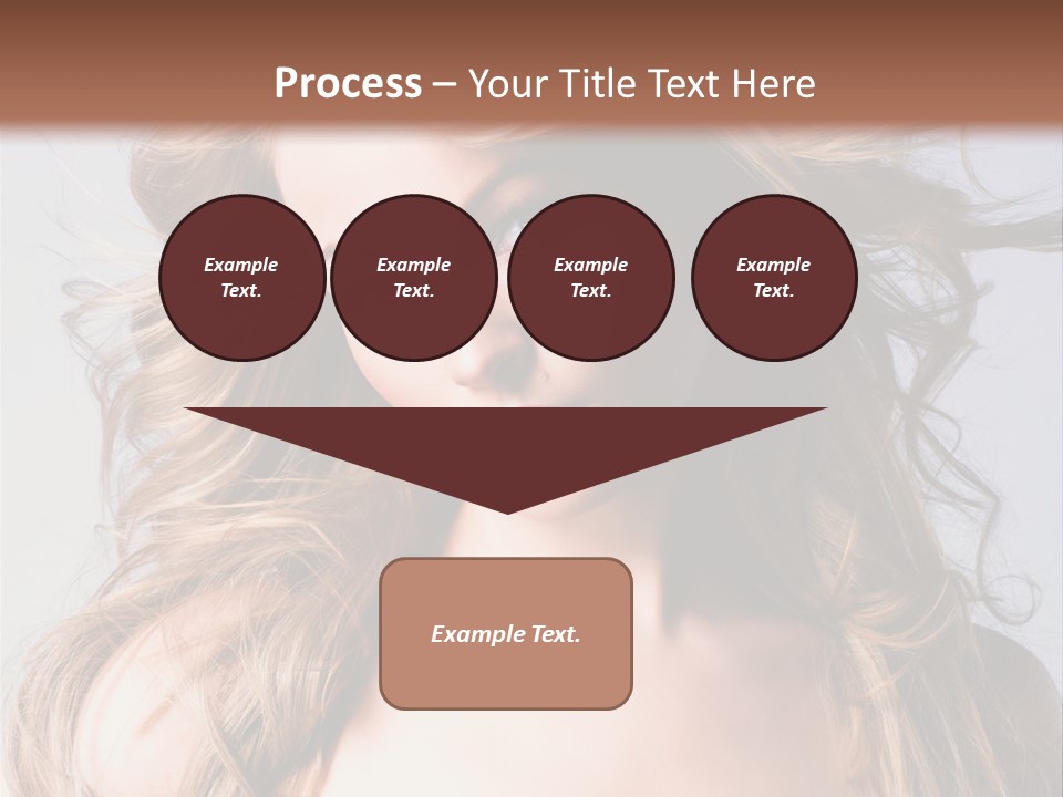 Lady People Blond PowerPoint Template