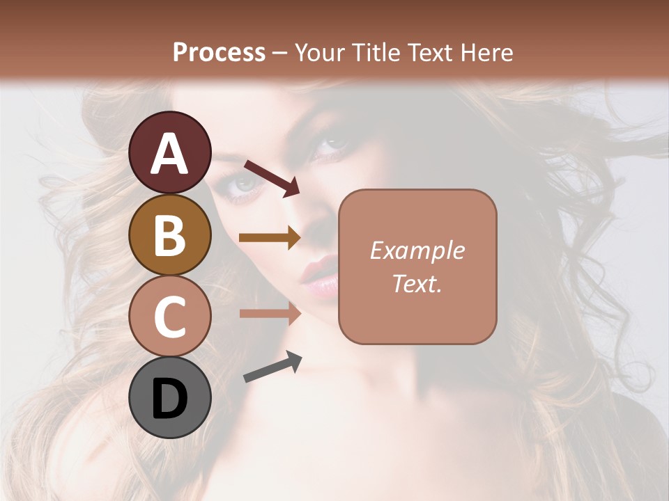 Lady People Blond PowerPoint Template