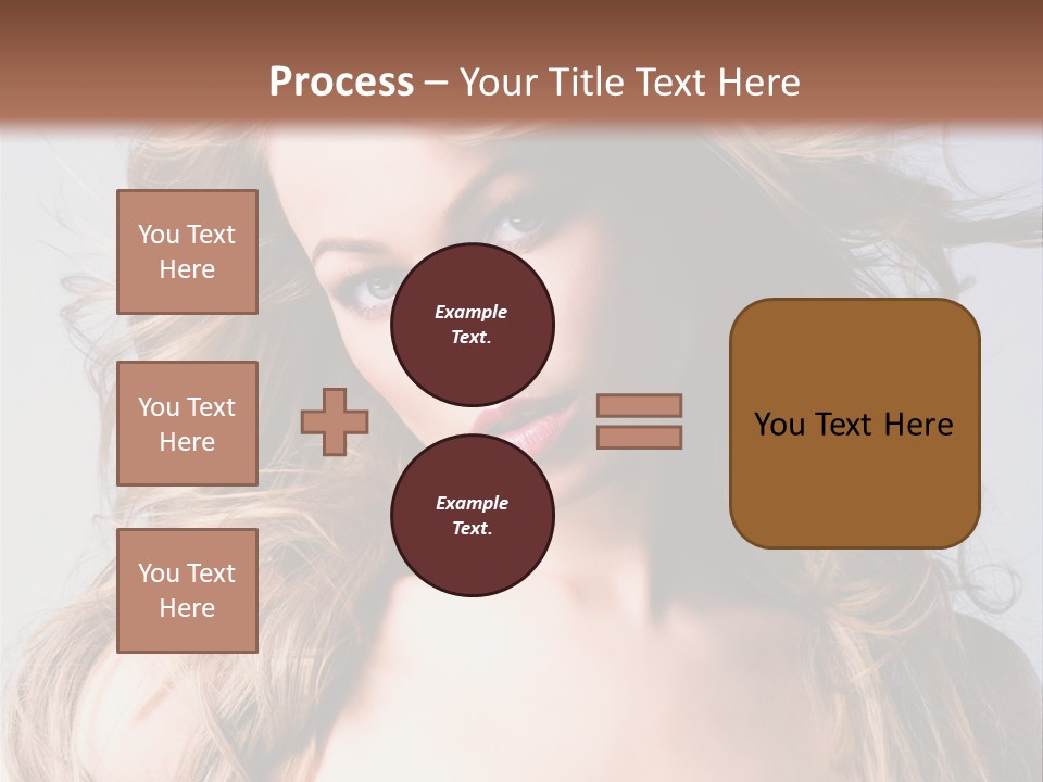 Lady People Blond PowerPoint Template