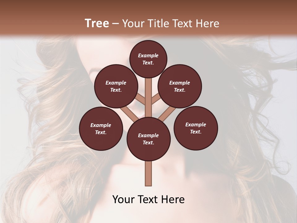 Lady People Blond PowerPoint Template