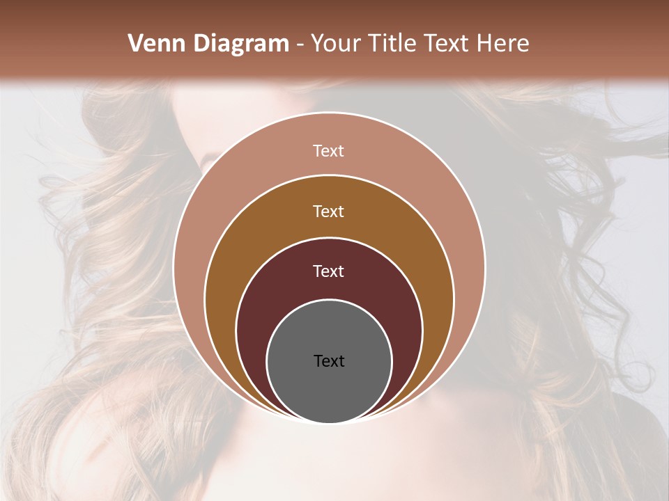 Lady People Blond PowerPoint Template