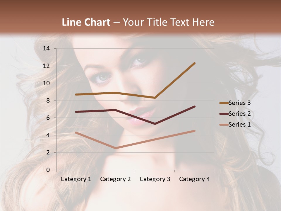 Lady People Blond PowerPoint Template