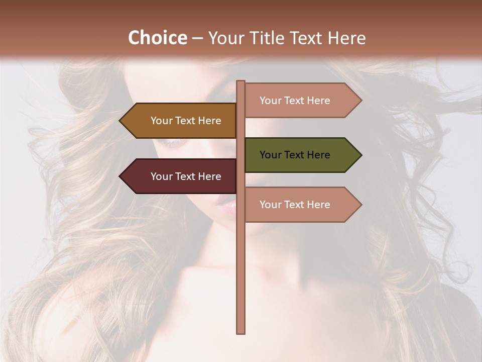 Lady People Blond PowerPoint Template