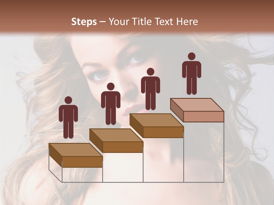 Lady People Blond PowerPoint Template