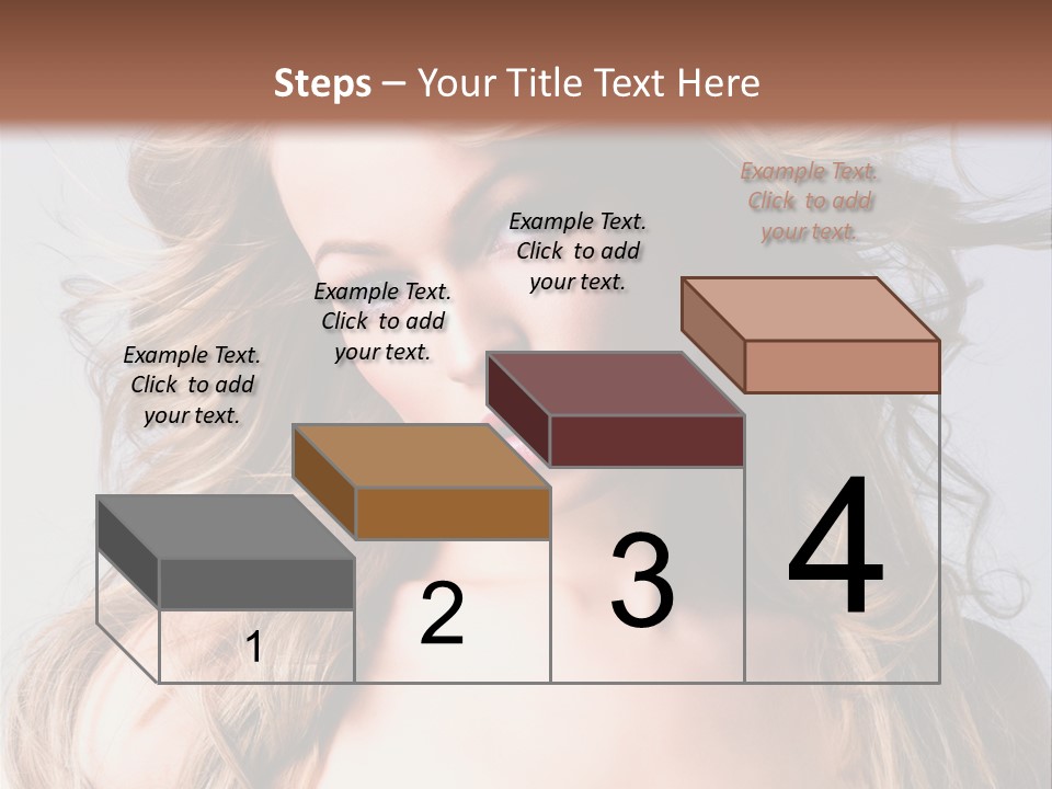 Lady People Blond PowerPoint Template