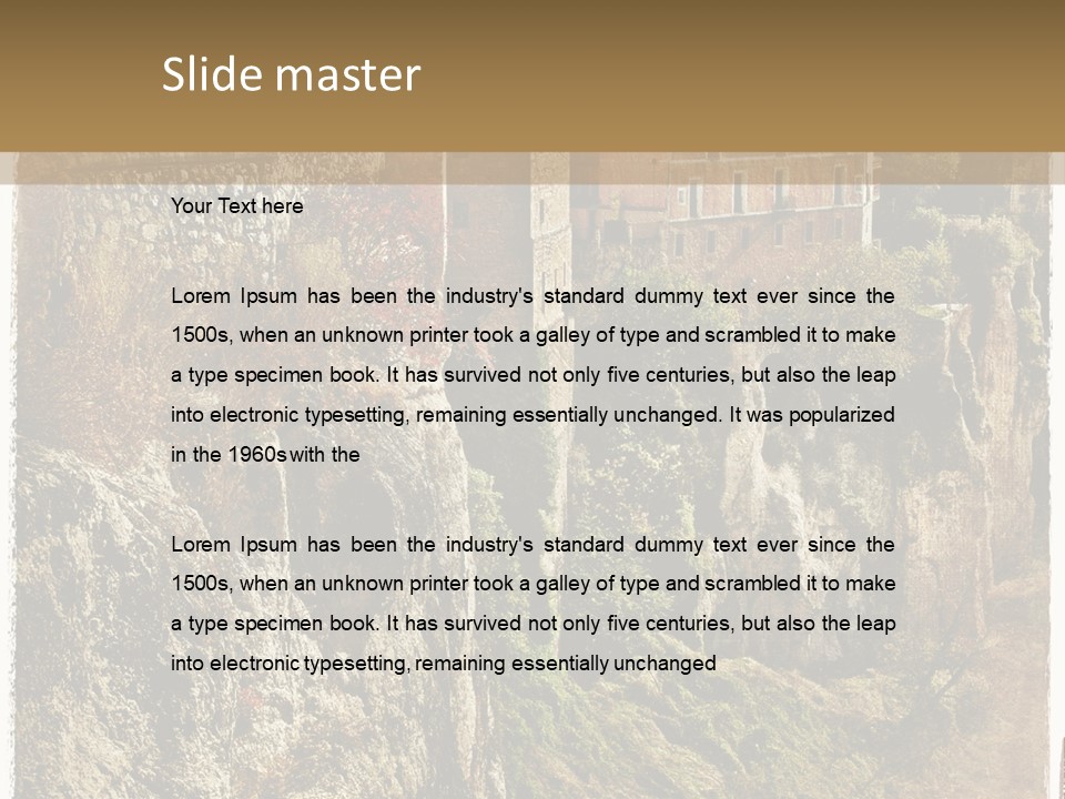 Typical Rock Artistic PowerPoint Template