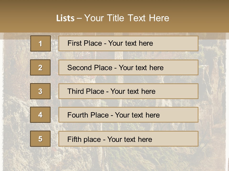 Typical Rock Artistic PowerPoint Template