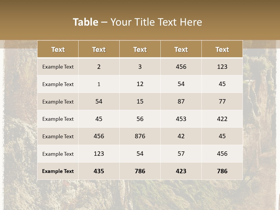 Typical Rock Artistic PowerPoint Template