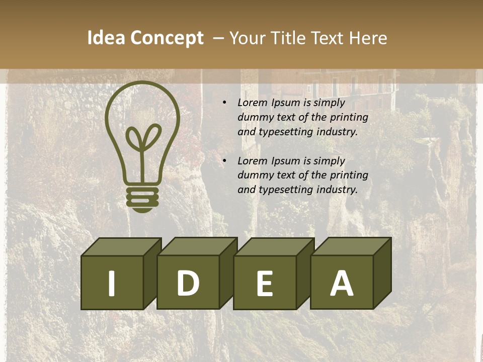 Typical Rock Artistic PowerPoint Template