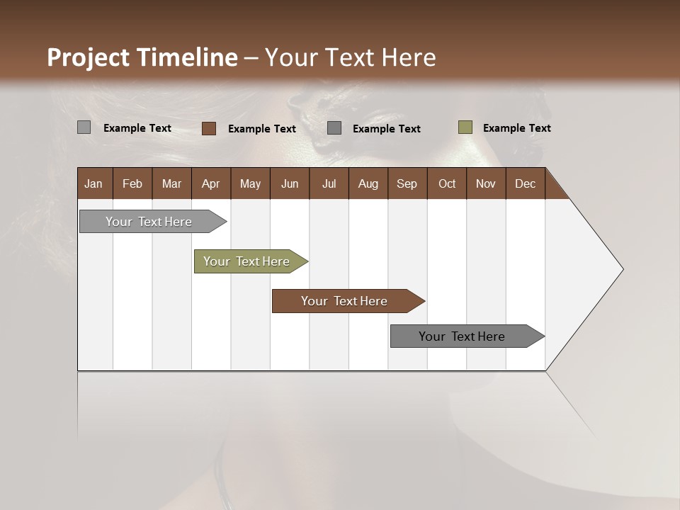 Face Neck Woman PowerPoint Template
