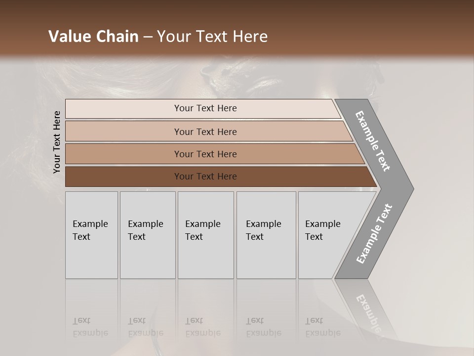 Face Neck Woman PowerPoint Template