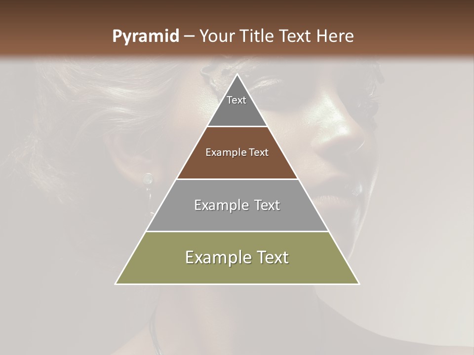 Face Neck Woman PowerPoint Template