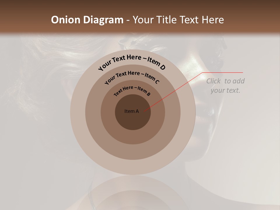 Face Neck Woman PowerPoint Template