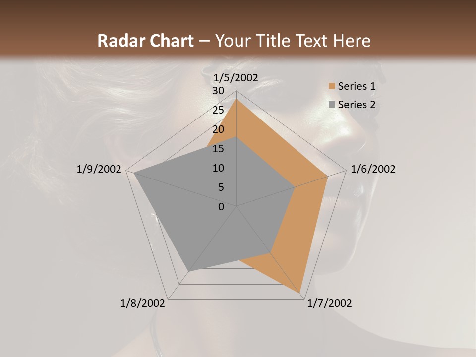 Face Neck Woman PowerPoint Template