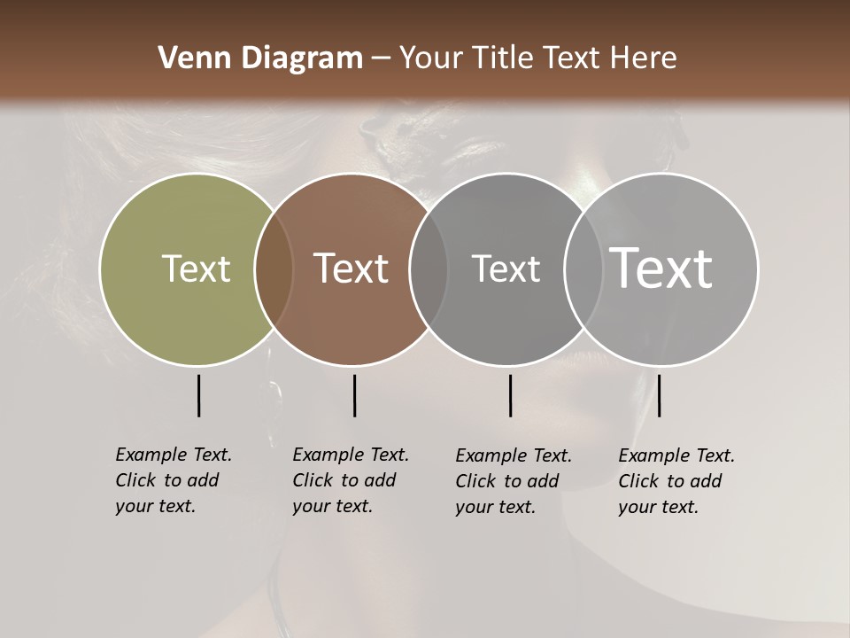 Face Neck Woman PowerPoint Template