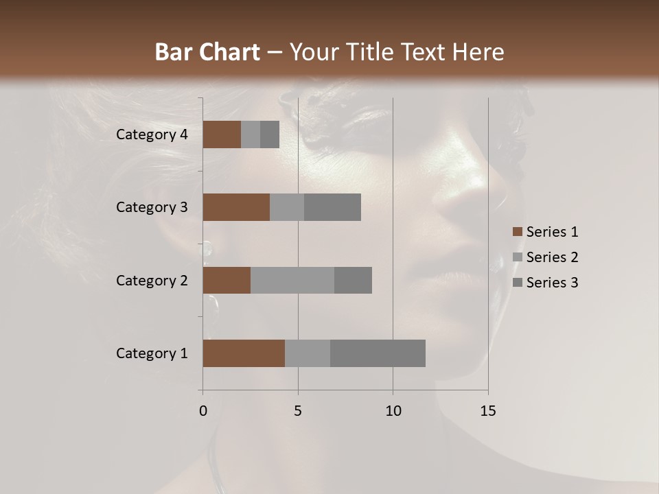 Face Neck Woman PowerPoint Template