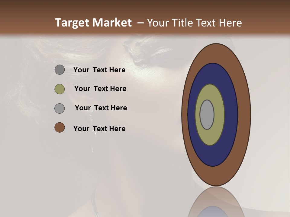 Face Neck Woman PowerPoint Template