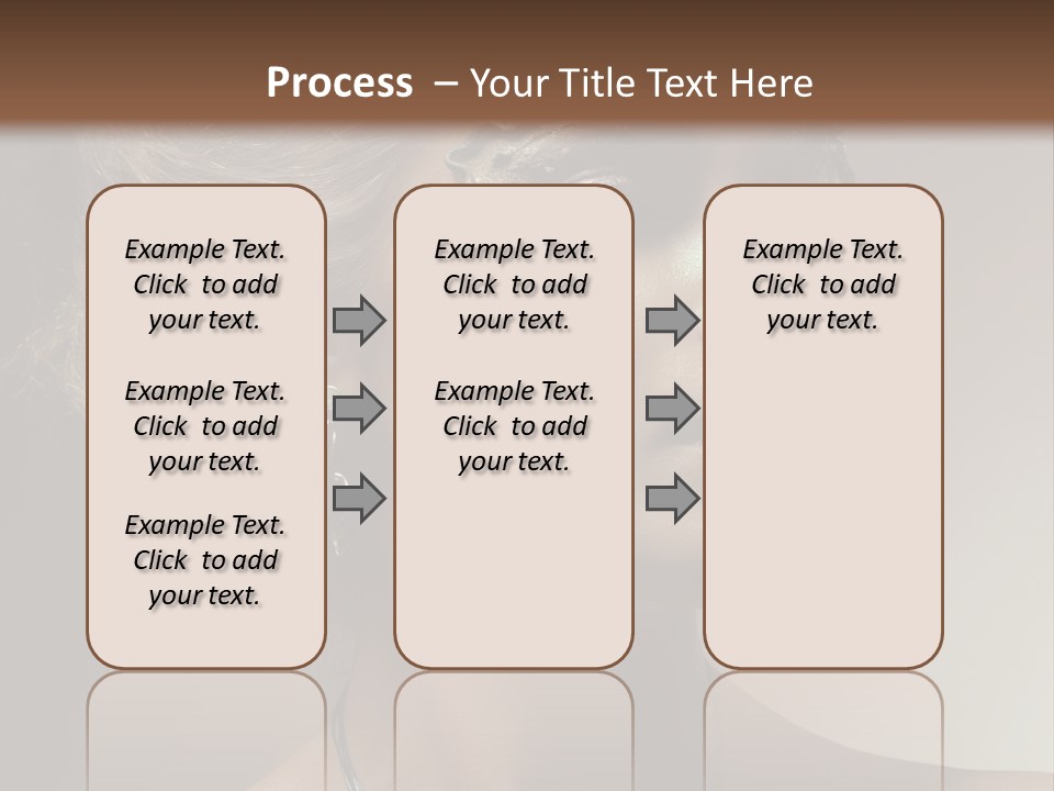 Face Neck Woman PowerPoint Template